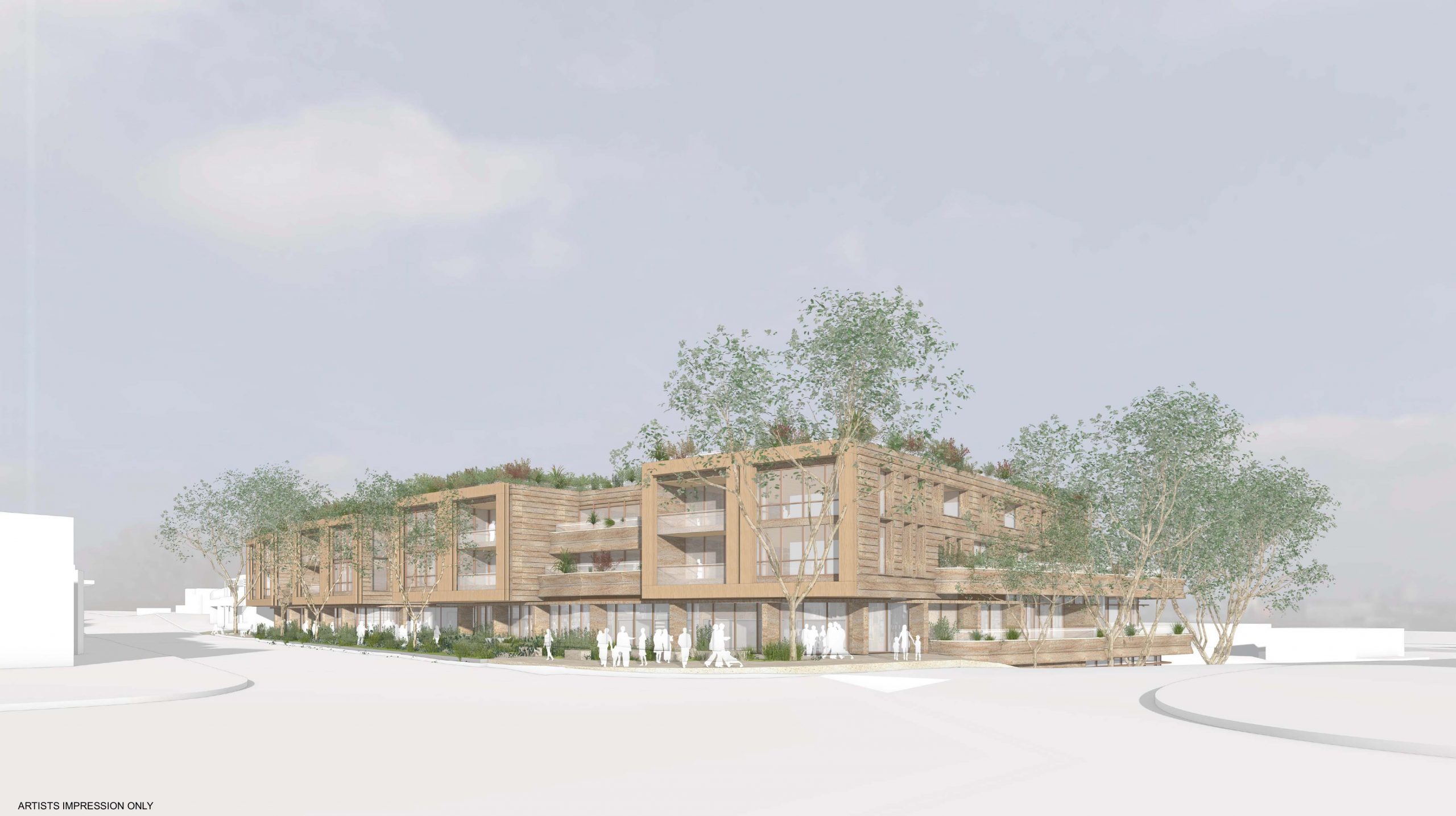 Artist's rendering of new Quadrangle complex