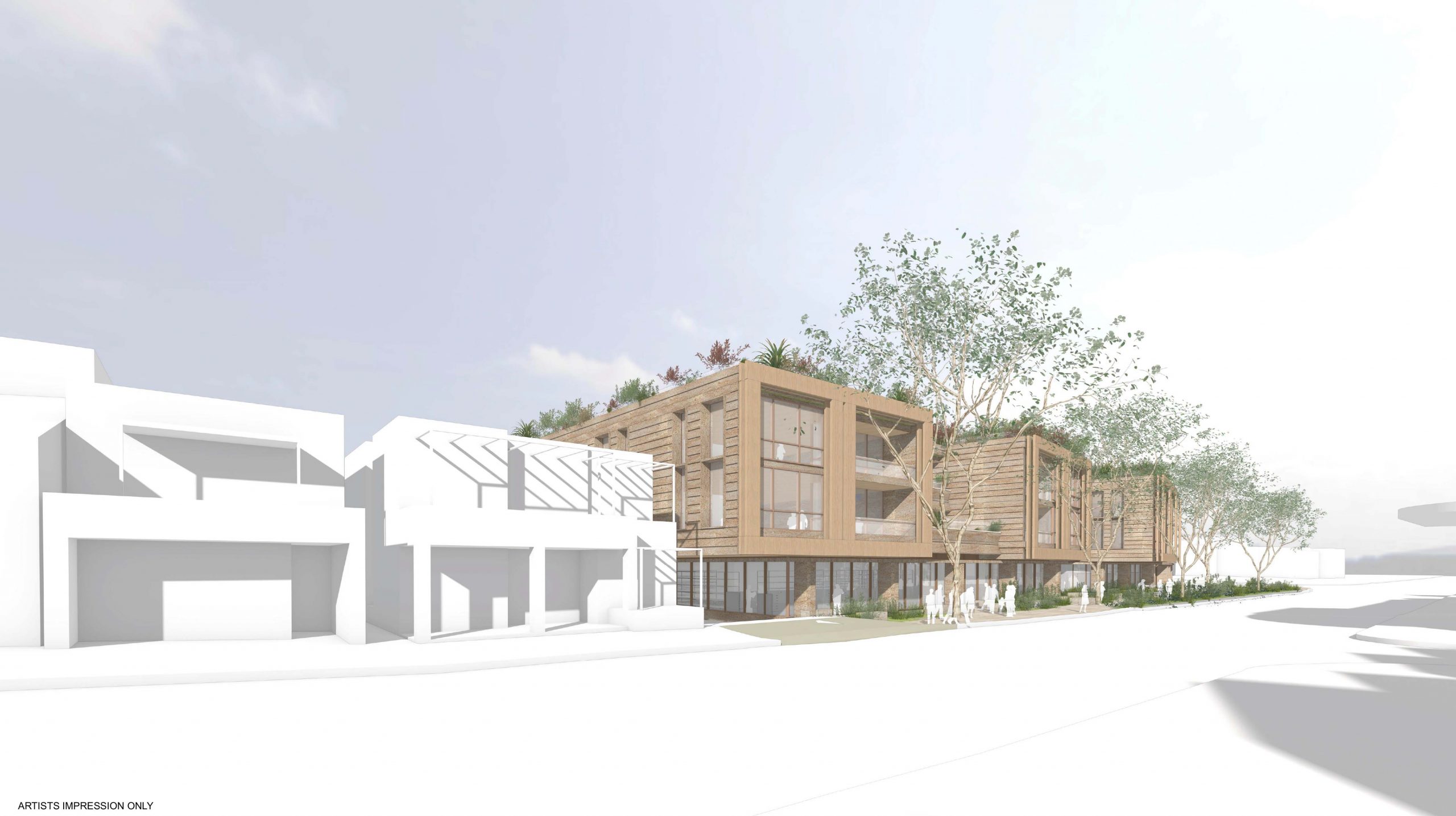 Artist's rendering of new Quadrangle complex